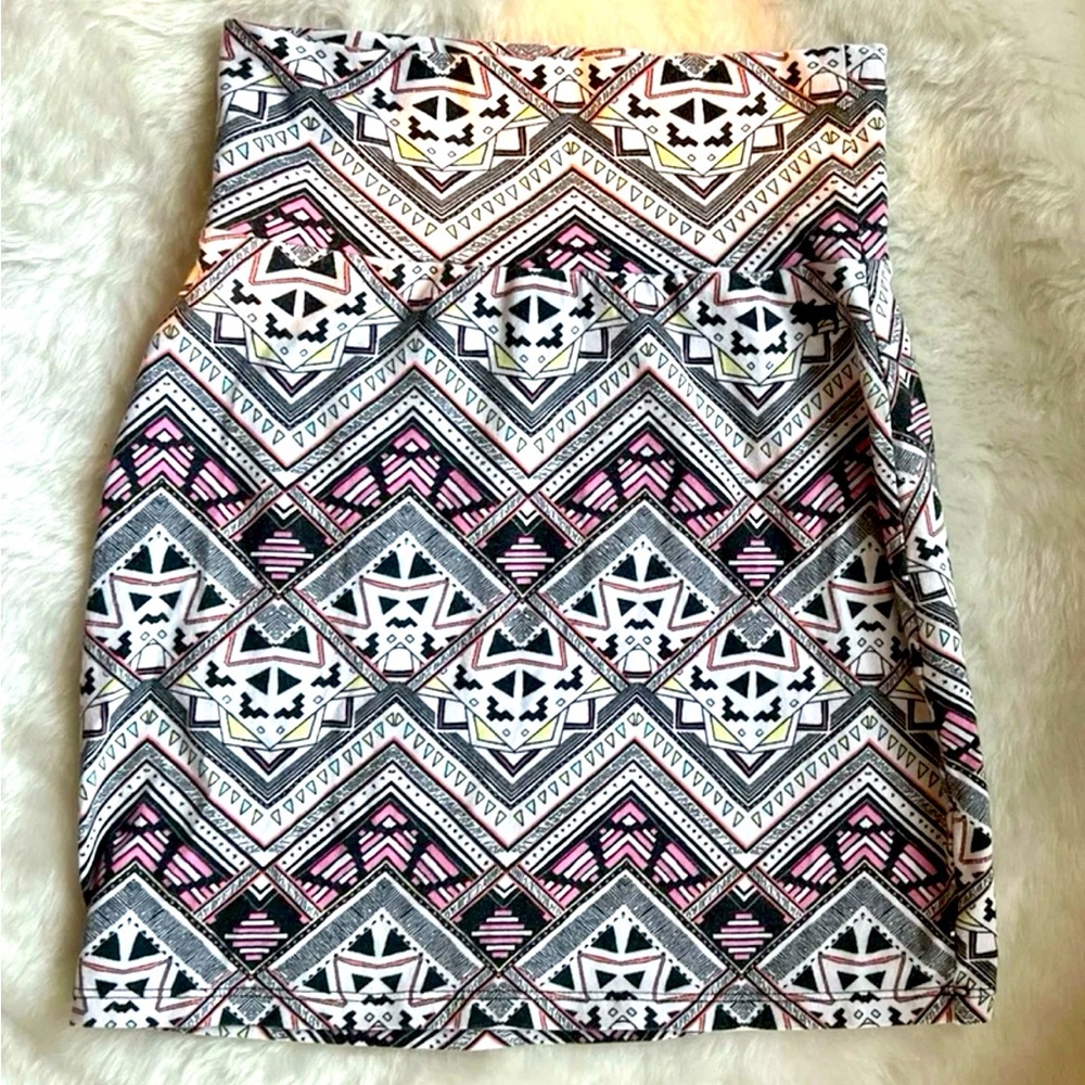PINK Bodycon Pencil Miniskirt XS